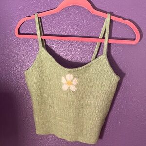 Pacsun L.A. Hearts Floral Knit Top